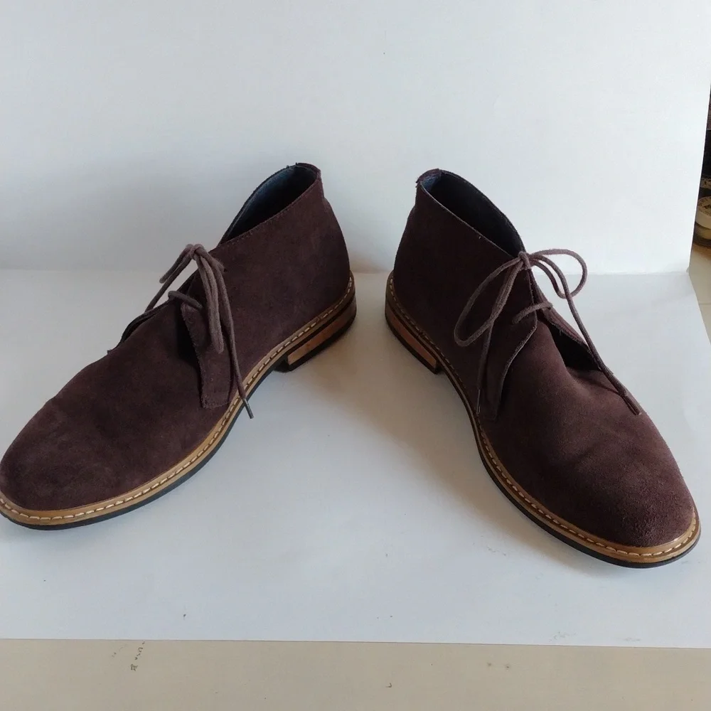 Joseph  Abboud Thomas Men's Brown Suede Chukka Boots 10.5